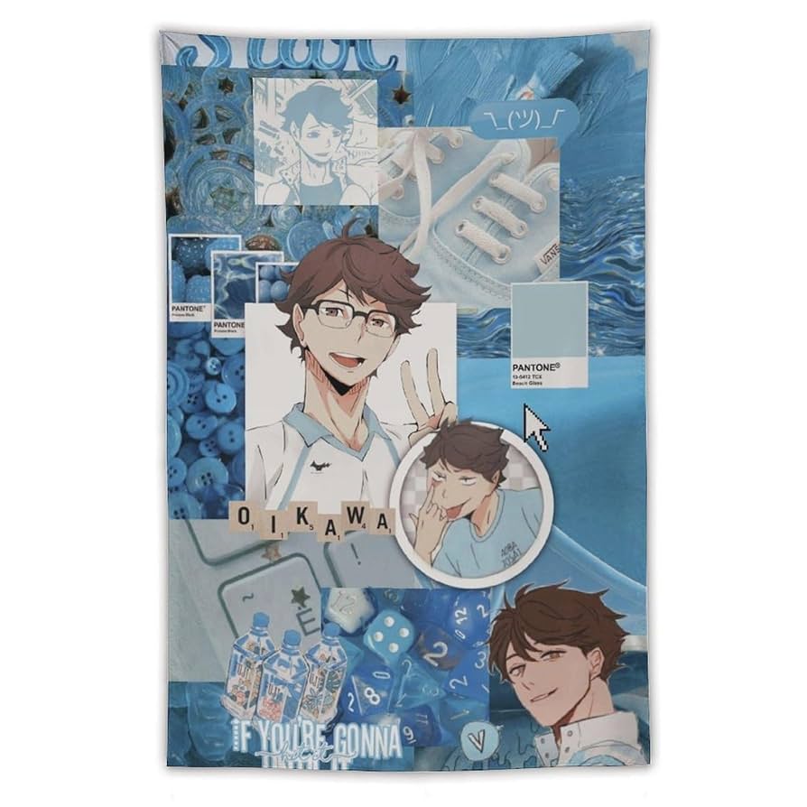 Amazon.co.jp: タペストリー 及川徹 ハイキュー!! 大判 壁掛け